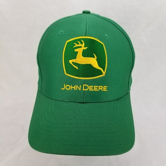 ✅Embroidered John Deere Green logo Snapback Baseball Hat/Cap CYRK OSFA - Picture 2 of 9